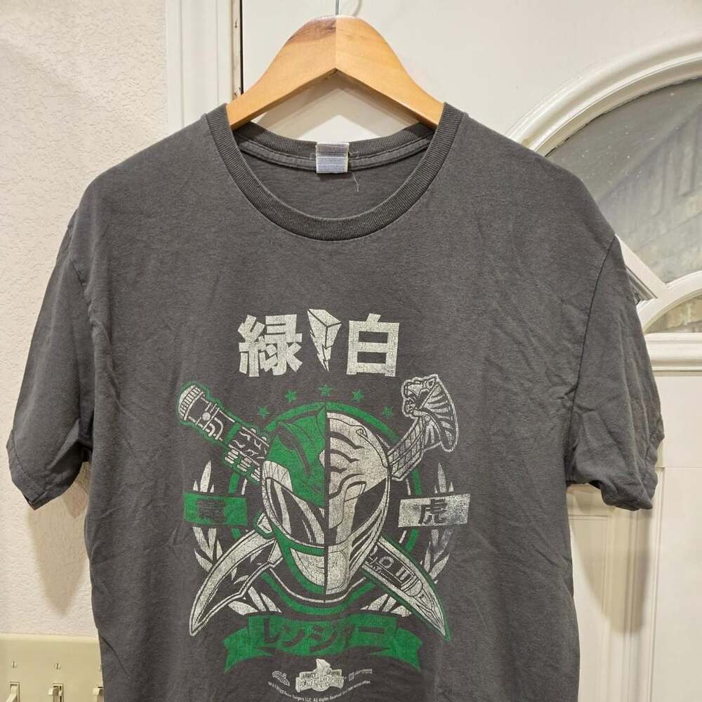 Mighty Morphin Power Rangers Green Ranger White Ranger Loot Crate T-Shirt